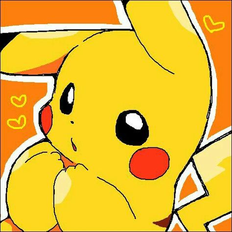 Pikachu Fanart Cute, Pikachu Icon Cute, Pfp Pikachu, Pikachu Icon, Pikachu Fanart, Pikachu Poster, Black Pikachu, Pichu Pikachu Raichu, Pichu Pokemon