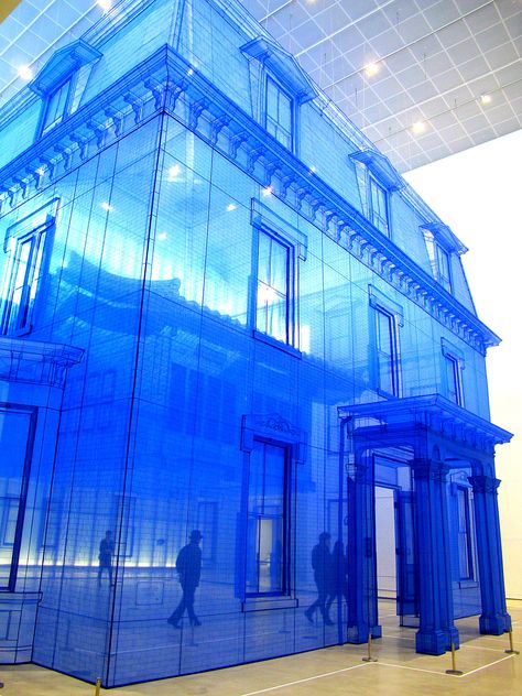 Do Ho Suh, Home within Home, 2013 Do Ho Suh, Exhibition Building, National University, Artistic Installation, Art Installation, Wire Frame, Sculpture Installation, Booth Design, Exhibition Design