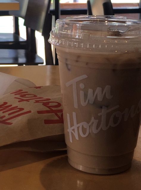 Tim Hortons Snapchat Story, Tim Hortons Aesthetic, Tim Hortons Iced Coffee, Coffee Graphics, Canada Life, Food Date, Vacation Food, Dubai Vacation, Hockey Girl