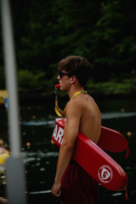 VSCO - brian the lifeguard from crowders ridge camp. there are too many republishes of this photo y’all needa chill | autumnbstewart Life Guard Aesthetic, Arianna Core, Lifeguard Aesthetic, Summer Camp Boys, Swimming Motivation, Forbidden Romance, Lifeguard Chair, Work Photos, Beach Lifeguard