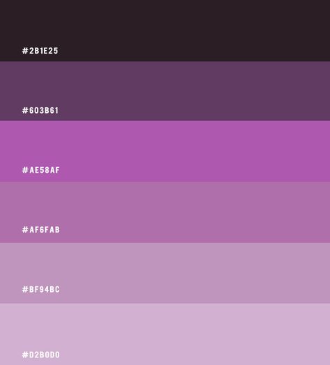 Lilac and Purple Colour Scheme– Colour Palette #40 1 - I Take You | Wedding Readings | Wedding Ideas | Wedding Dresses | Wedding Theme Purple Colour Scheme, Purple Colour Palette, Purple Monochrome, Purple Colour Shades, Colour Names, Purple Color Palette, Purple Photo, Ombre Purple, Purple Color Schemes