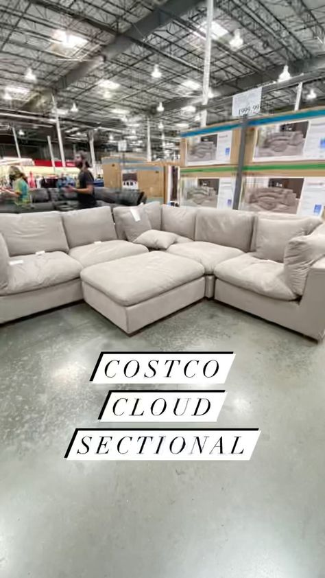 costcontessa on Instagram: Costco Modular Sectional is reminiscent of the beloved RH Cloud! It’s so soft and comfy, covers zip off bottom and back cushions, deep… Costco Sectional Sofa Comfy Couches, Thomasville Lowell Sectional, Costco Thomasville Sectional Sofa, Costco Cloud Couch, Costco Couch Sectional, Cozey Ciello Couch, Costco Sectional Sofa, Cloud Sectional Living Room, Cloud Couch Living Room Decor