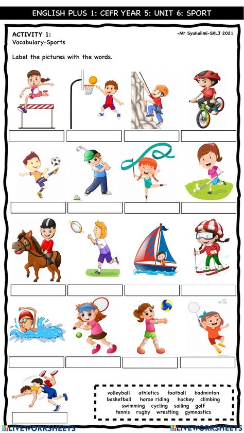 English Conversation For Kids, French Worksheets, Living Skills, Kindergarten Learning Activities, School Materials, Year 5, Kindergarten Learning, English Lessons For Kids, English As A Second Language (esl)