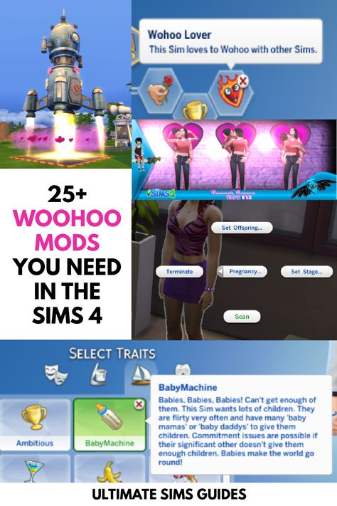 Woohoo is a big part of your sim's lives but the mechanics aren't perfect, these woohoo mods for the sims are some of the best sims 4 mods out there #sims4mods Sims Play Ideas, Risky Woohoo Sims 4, Sims 4 Cc Polygamy Mods, Sims 4 Self Woohoo Mod, Sims 4 Wicked Wims, Sims 4 Ps4 Mods, Sims 4 Modpack, Sims 4 Cc Mods Woohoo, How To Play Sims 4