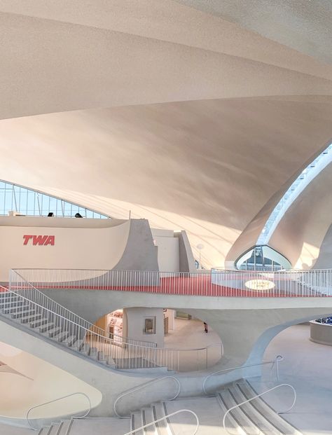 Twa Hotel Aesthetic, Twa Hotel Jfk, Jfk Airport Aesthetic, Twa Airport, Twa Flight Center, Twa Terminal, Night In Nyc, Twa Hotel, Flight Centre