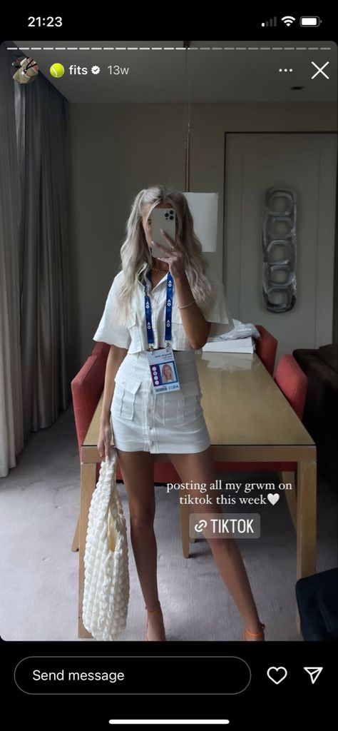 Morgan Riddle, Tennis Match, Australian Open, Everyday Outfits, Style Icons, Lookbook, Fashion Inspo, My Style, Outfit Inspo