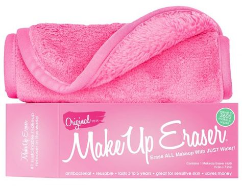 Top Ten Fave Products {Glossybox Advent Calendar 2021} - CurlyCraftyMom.com Make Up Eraser, Makeup Eraser Cloth, Chemical Free Makeup, Original Makeup, Remove Makeup From Clothes, Hd Makeup, Pink Photography, Makeup Eraser, Makeup Remover Wipes