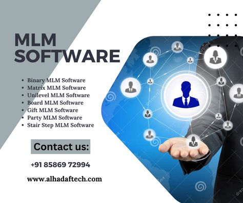 We are an MLM Software Company in Delhi, and providing the MLM Software & Blockchain services. We are the best MLM Software Company and are counted in the top 10 MLM Software companies in India. www.alhadaftech.com #binarymlmsoftware #matrixmlmsoftware #boardmlmsoftware #unilevelmlmsoftware #giftmlmsoftware #generationmlmsoftware #hybridmlmsoftware Mlm Plan, Web Programming, Mlm Business, Network Marketing Business, Software Company, Business Operations, Price Quote, Multi Level Marketing, Marketing Software