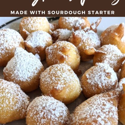 Sourdough Starter Doughnut Holes - AngelaLynne Sourdough Discard Doughnut Holes, Discard Donut Holes, Sourdough Doughnut Holes, Sourdough Discard Donut Holes, Sourdough Doughnut Recipe, Yeast Pancakes, Sourdough Waffles, Sourdough Starters, Sourdough Starter Discard