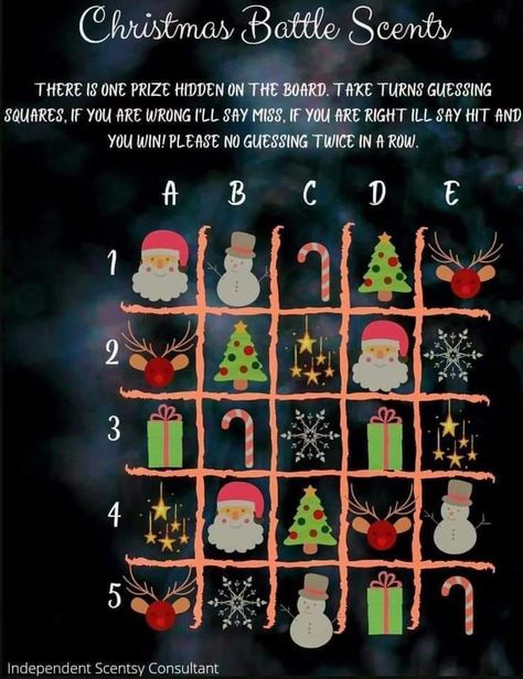 Scentsy Christmas Game, Scentsy Christmas, Scentsy Games, Mystery Bags, Scentsy Ideas, Christmas Scavenger Hunt, Christmas Mystery, Scentsy Consultant Ideas, Engagement Posts