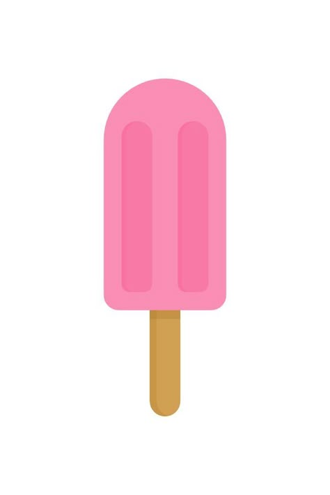 Popsicles Packaging, Ice Cream Emoji, Flat Design Ideas, Popsicle Art, Tufting Rug, Ice Cream Logo, Popsicle Party, Stick Drawings, Simple Birthday Party