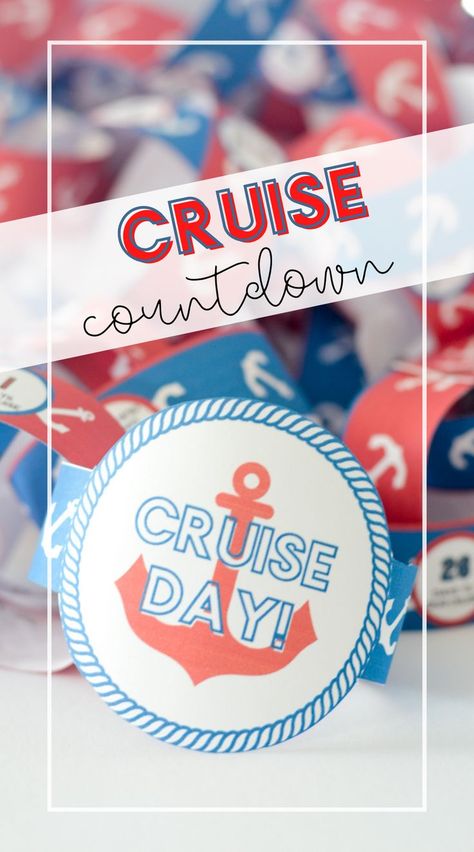 If you’ve got a cruise booked, this is the post for you! Use this printable to create a paper chain for your cruise countdown! Cruise Countdown, Beautiful Vision Boards, Countdown Ideas, Vacation Countdown, Disney Countdown, Fish Extender Gifts, Paper Chain, Fish Extender, Day Countdown