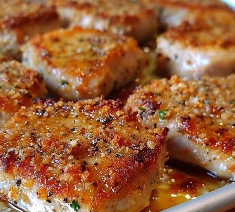 Parmesan Baked Pork Chops, Cheesy Pork Chops, Beef Sausage Recipes, Italian Bread Crumbs, Parmesan Crusted Pork Chops, Pork Loin Roast Recipes, Classic Beef Stew, Peanut Butter Balls Recipe, The Slow Roasted Italian