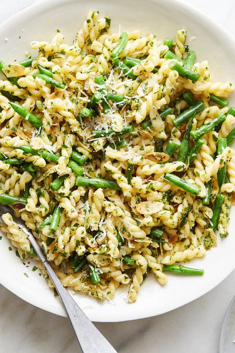 Pasta With Green Beans, Gremolata Recipe, Bean Pasta, Green Beans And Potatoes, Green Beans And Tomatoes, Nyt Cooking, Studio Logo, Green Bean, Vegetarian Dishes