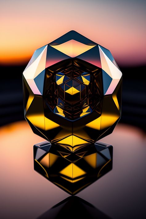 Lexica - A beaulifull mirrored infinite icosahedron by anthony james Anthony James, Mirror, History