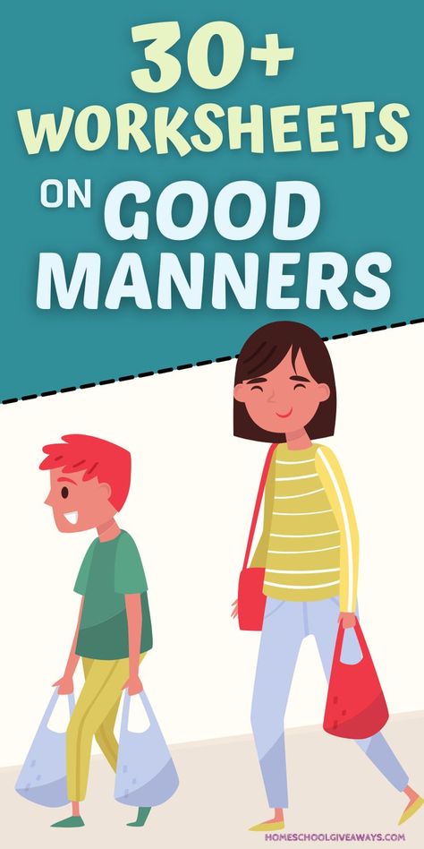 Some little ones struggle with manners. The key is to make learning about manners fun! I thought it would be fun to highlight Free Worksheets and Printables to help teach your little ones to have good manners. Homeschool resources | Homeschool Preschool | Homeschooling | Good Manners Preschool Learning Worksheets, Manners Preschool, Manners Activities, Preschool Freebies, Manners Books, Manners For Kids, Learning Preschool, Teaching Manners, Teaching Fractions