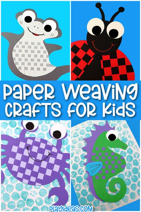 16 Super Cool Paper Weaving Crafts for Kids Paper Weaving For Kids, Weaving Projects For Kids, Weaving Crafts For Kids, Weaving Paper, Art Teacher Resources, Fun Activity For Kids, Weaving For Kids, Corkboard Ideas Decor, Winter Paper