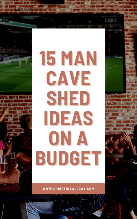 Creating a man cave in a shed can be a great way to have a dedicated space for hobbies, relaxing, and entertaining friends. However, it can be difficult to create the perfect man cave on a budget. In this blog post, I’ll share some ways to create your own man cave that is functional and stylish without breaking the bank. I’ll start with how to design the perfect space, then what to put in it. Man Cave On A Budget Diy, Shed To Man Cave, Small Space Man Cave, Garage Man Cave Ideas Diy, Man Cave Garage Decor, He Shed Ideas Man Cave, Garage Design Man Cave, Small Man Cave Ideas On A Budget, Cool Garage Ideas Man Cave Stuff