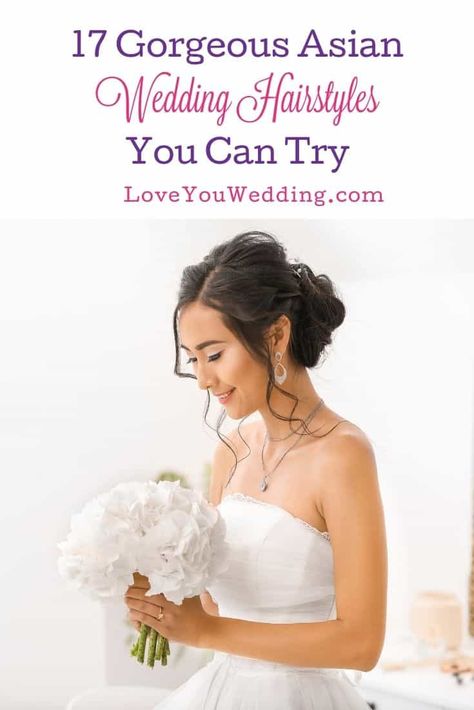 17 Best Asian Wedding Hairstyles for Brides to Try in 2021 Asian Wedding Hairstyles Updo, Asian Hairstyles Wedding, Filipino Wedding Hairstyles, Updos For Asian Hair, Bridal Hairstyles Asian Hair, Wedding Hairstyles For Asian Hair, Wedding Hair And Makeup Asian, Bridal Hair And Makeup Asian, Bridesmaid Hairstyles Asian Hair