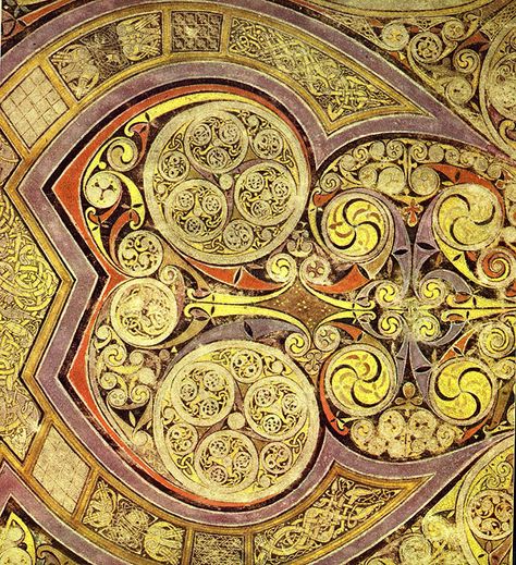 detail from the book of kells Roger Duvoisin, The Book Of Kells, Chi Rho, Lino Cuts, Jean Giraud, Lino Prints, Celtic Mythology, Book Of Kells, Printmaking Art