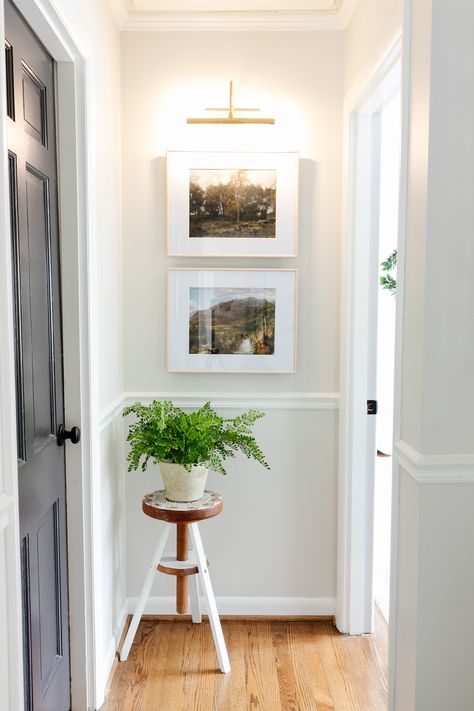 Our favorite wireless lights around our home to improve closets, kitchens, landscaping, hallways, and anywhere without hiring an electrician. End Of Hallway, Hallway Pictures, Landscape Oil Paintings, Bookcase Lighting, Hallway Art, Wireless Lights, Decor Quotes, Closet Lighting, Free Printable Art