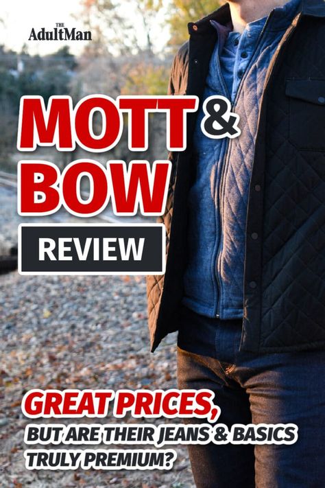 Is Mott & Bow as good as they seem or are their jeans cheap and worn out? We tried several of their most popular styles to find out. Mott And Bow Jeans, Cheap Mid-rise Men's Bottoms, Bow Jeans, Raw Denim Jeans, Cheap Jeans, Cut Jeans, Most Popular, Raw Denim, Denim Branding