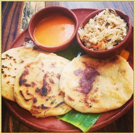 EL SALVADOR Popusas Recipe El Salvador Pork, Popusas Recipe, El Salvador Aesthetic Food, Pupusas Recipe El Salvador Pork, Salsa For Pupusas El Salvador, El Salvador Pupusas, Pupusa Recipe, El Salvador Food, Salvador Food