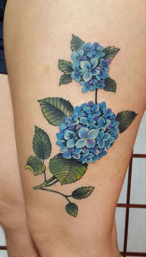 Fish Bone Tattoo, Hydrangea Tattoo, Tattoo Over Scar, Purple Cover, Tattoo Behind Ear, Tribute Tattoos, Rose Tattoo Sleeve, Tattoo Japanese, Scar Tattoo