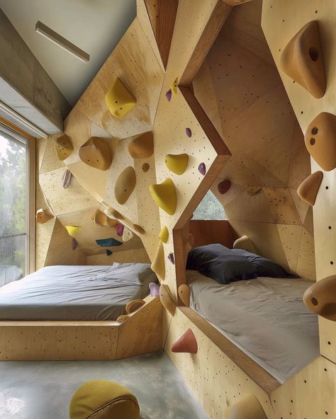 climb house #midjourney #aiart #artificialintelligence #house #climb #climbing #climbing_lovers #bouldering #rockclimbing Home Climbing Wall, Indoor Climbing Wall, Backyard Cabin, Bouldering Wall, Attic Bedroom Designs, Indoor Rock Climbing, Hidden House, Wall Climbing, Kids Bedroom Designs