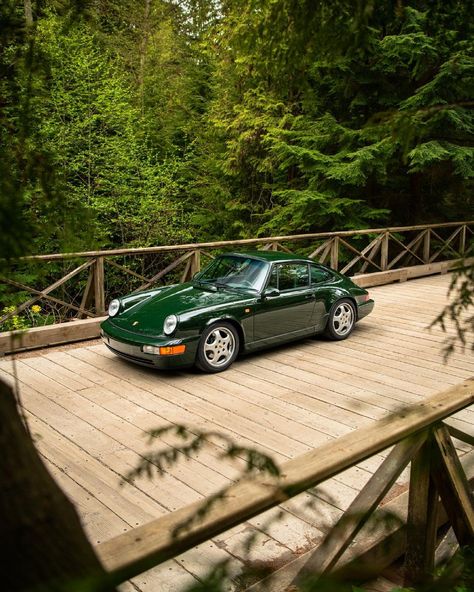 Green Porsche, Cool As A Cucumber, Porsche 964, Vintage Porsche, Welcome To The Jungle, Car Collection, Car Ins, Calgary, Cucumber