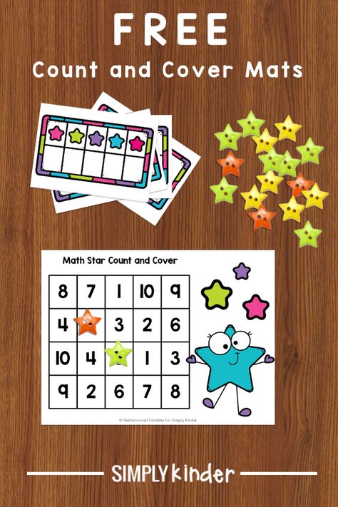 Maths Centres Kindergarten, Count And Cover Mats, One More Kindergarten Math Activities, Counting To 100 Activities Kindergarten, Hands On Math Centers Kindergarten, Early Finishers Kindergarten Free, Math Stations Kindergarten Free, Counting And Cardinality Activities, Number Sense Centers Kindergarten