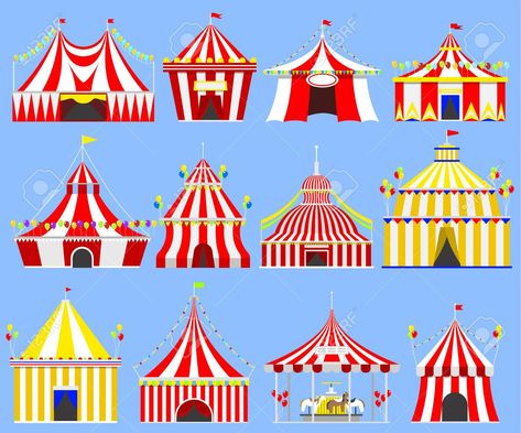 Circus Tent Drawing, Circus Tent Illustration, Carnival Entertainment, Tent Drawing, Circus Tents, Carnival Tent, Carnival Birthday Party Theme, Red Tent, Beer Fest