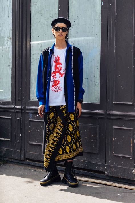 Male Maximalist Outfits, Japanese Layering Fashion, Funky Street Style, Maximalist Mens Fashion, Maximalist Outfits, Japanese Mens Fashion, Guys Fits, Street Style Shoes, Fairy Fashion