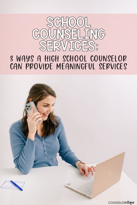 What if we, as high school counselors, used the time around an IEP table to offer our expertise around the 3 main realms that we serve students in: social/emotional wellness, academics, and college and career (and general post-secondary) readiness? Let’s break down those three main categories of our school counseling services and think through what types of things a high school counselor may be able to offer students and parents at the special education conference. Secondary School Counseling, High School Counselor Organization, High School Counseling Office, School Counselor Organization, Student Conference, School Counselor Resources, School Counsellor, College Counselor, School Counseling Office