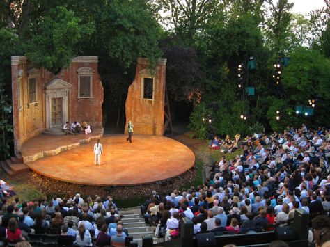 Open air theatre Open Theater, Amphitheater Architecture, Theatre History, Open Air Theater, Outdoor Stage, Outdoor Theater, Theatre Design, Stage Design, Public Space