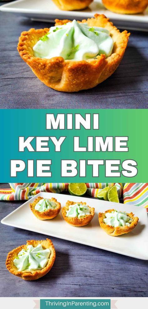 Heavenly No Bake Mini Key Lime Pies, Mini Key Lime Pie Bites, Key Lime Tarts Mini, Key Lime Bites, Mini Key Lime Pie, Key Lime Pie Bites, Mini Key Lime Pies, Lime Tart, Mini Tarts