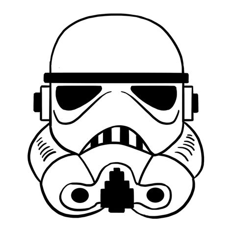 How to Draw a Stormtrooper Helmet – Really Easy Drawing Tutorial Storm Trooper Helmet, Snow Trooper, Red Hood Helmet, Star Wars Art Drawings, Daft Punk Helmet, Helmet Drawing, Clone Trooper Helmet, Greek Helmet, Helmet Tattoo