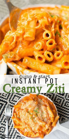 5 Cheese Ziti, Creamy Red Sauce Pasta, Creamy Ziti, Creamy Red Sauce, Cheese Ziti, Recipes Instapot, Instapot Meals, Cooking With Karli, Pasta Gigi