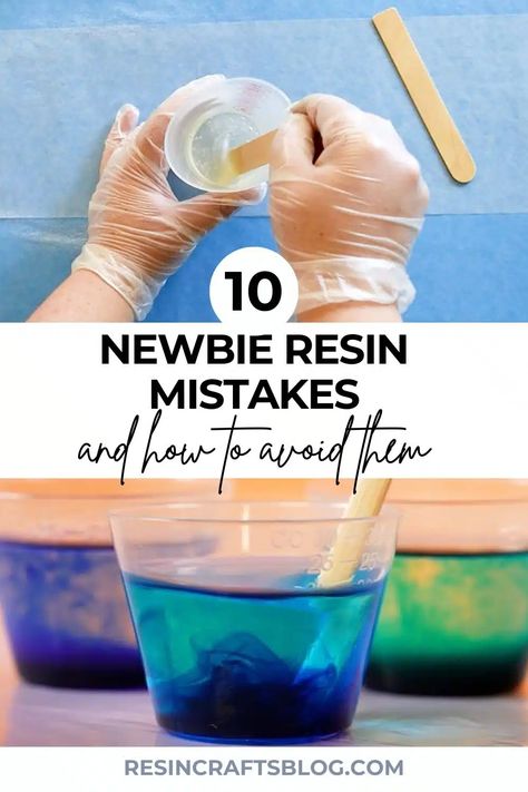 New Resin Mistakes and how to avoid them! via @resincraftsblog How To Fix Resin Mistakes, How To Do Resin Art Silicone Molds, Resin Crafts Jewellery, How To Pour Resin, How To Polish Resin, How To Layer Resin, Uv Resin Crafts Diy, How To Color Resin, Bending Resin