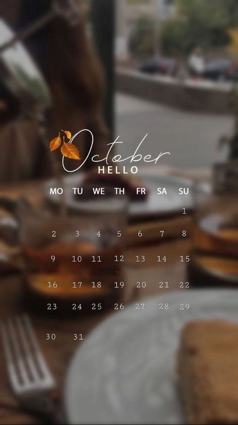 Hello October Instagram Story, Hello October Instagram, October Calendar Wallpaper, Wallpaper October, Waves Wallpaper Iphone, Lock Screen Wallpaper Android, September Wallpaper, Happy Birthday To Me Quotes, Autumn Phone Wallpaper