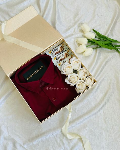 For him❤️🫂 #shirthamper #shirthamperbox #giftideas #giftforhim #birthdaygift #birthdaygifthamper #giftbox #specialgift #khantycloud #khantycloud Hamper Boxes, Special Gifts, Gift Box, Birthday Gifts, Gifts, Quick Saves