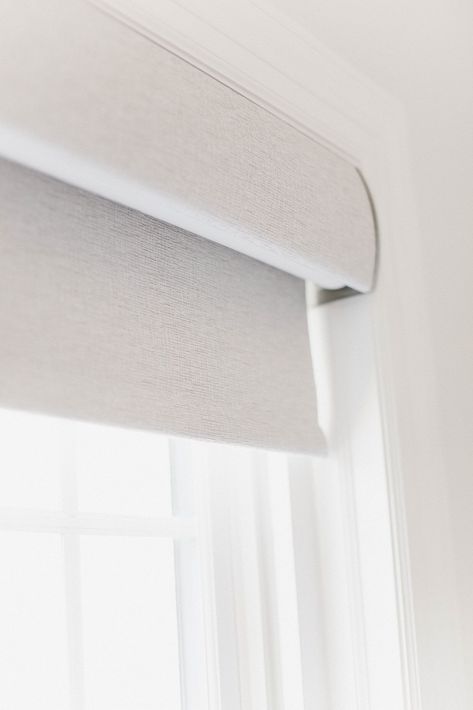 Pull Shades For Windows, Serena By Lutron, Lutron Serena Shades, Motorized Shades Bedroom, Moterized Blinds, Smart Window Shades, Retractable Window Shades, Bedroom Shade Ideas, Blinds And Shades For Windows