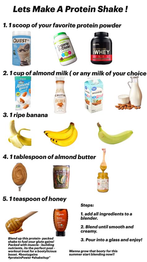 "Image of a protein shake made with protein powder, almond milk, banana, almond butter, and honey, garnished with sliced almonds and a banana slice." Workout Drinks Protein Shakes, When To Drink A Protein Shake, Post Workout Protein Shake Recipes, Protein Shake Bar At Home, Protein Shakes Recipes Fat Loss, Protein Shake Recipes With Chocolate Powder, Post Workout Snacks For Fat Loss, High Protein Fruit Smoothies, Atkins Shake Recipe