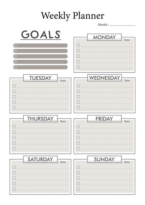 Simple Bullet Journal Weekly Planner Template Printable Cute Journal Template Aesthetic, Bullet Journal Ideas Templates Weekly, Weekly Bullet Journal Layout Template, Bullet Journal Templates Layout, Bullet Journal Ideas Pages Printable, Diary Template Journals, Bullet Journal Printables Free Templates, Digital Bullet Journal Template, Bullet Journal Pages Printable