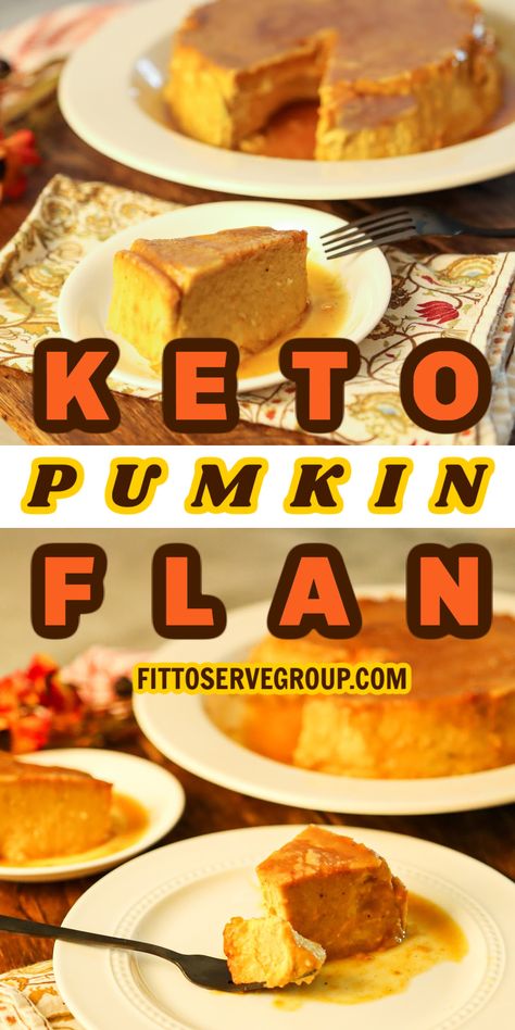 Sugar Free Flan Recipe, Keto Flan, Low Carb Pumpkin Recipes, Pumpkin Flan, Sugar Free Desserts Easy, Gluten Free Pumpkin Recipes, Keto Pudding, Low Carb Pumpkin Pie, Pumpkin Custard