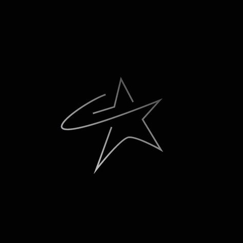 Simple and modern star logo C Star Logo, Graphic Star Design, Stars Logo Design Ideas, Starlight Logo Design, Star Logo Ideas, Star Logo Design Graphics, M Star Logo, Logo Design Star, North Star Design