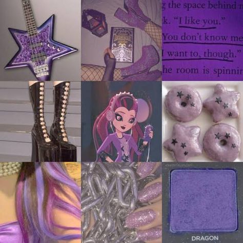 Collage, Purple, Queen, Ever After High Aesthetic, High Aesthetic, Raven Queen, Ever After High, Ever After