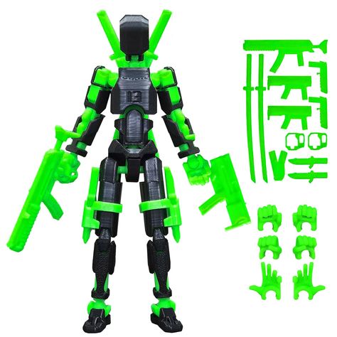 PRICES MAY VARY. 【Attribution】: DUMMY 13 Printable Jointed Figure 2023 by Lucky 13 Toys is licensed under CC BY 4.0 【Parts】:Replace hands *3 pairs,T13 Action figure *1,Accessories *11 【Product】: This T13 action figure is made of 3D printed materials , with tighter joints and not easily broken. 【Occasion】: It is the first choice for festival gifts and friends' birthday gifts 【Service】:Our friendly and reliable customer service will respond to you in time! Your satisfaction is our greatest achieve Cool Action Figures, Bee Birthday Cake, Festival Gifts, Lucky 13, Bee Birthday, Kids Gift Guide, Action Figure Accessories, Friends Birthday, Sideshow Collectibles