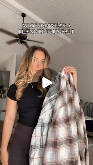 Destinee Hobbs on Instagram: "comment FLANNEL for everything sent right to your inbox 🍯

flannel season is the best season!!

What are you most excited for?? 

happy fall, love y’all!!!

#amazonfashion #fallfashion #fallfashiontrends #flannelseason #flannel #countrygirl #amazonfashionfinds #chyrii #amazonreviewer #fallstyle #cozyoutfits #falloutfits" Flannel Tied Around Waist Outfit, How To Style Flannel Shirt Women, Tie Around Waist Outfits, Flannel And Jeans Outfit, Winter Flannel Outfits, Flannel Tied Around Waist, How To Style Flannel Shirt, Outfits With Flannels, How To Style A Flannel Shirt