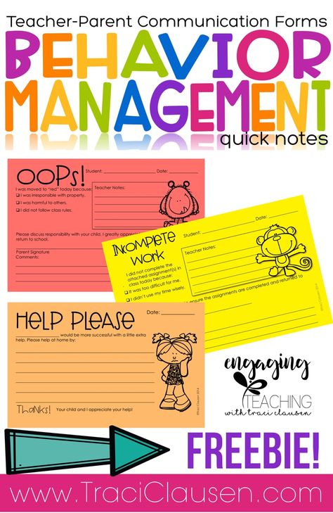 Classroom Communication, Parent Teacher Communication, Teaching Classroom Management, Teacher Freebies, Classroom Behavior Management, Classroom Management Tips, 4th Grade Classroom, Student Behavior, Parent Communication